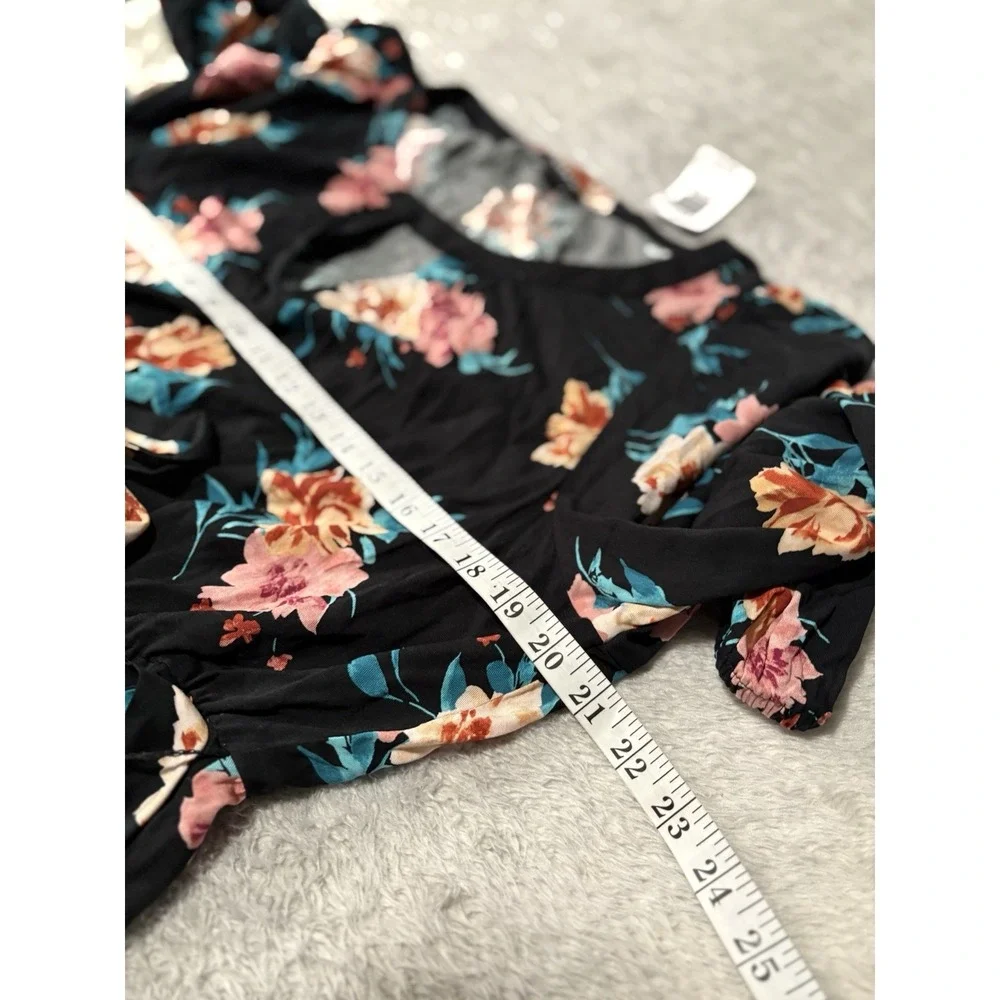 New Torrid A Line Floral Multicolor Womens Dress Challis Plus‎ 1X NWT 14-16